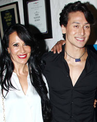 Ayesha Shroff, Tiger Shroff and Jackie Shroff