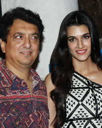 Sajid Nadiadwala, Kriti Sanon and Tiger Shroff