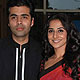 Karan Johar and Vidya Balan