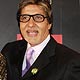 Amitabh Bachchan with his wax statue