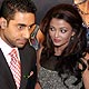 Abhishek Bachchan and his wife Aishwarya arrive for the Zaia Cirque Du Soleil Show during the 10th IIFA weekend in Macau