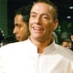 Jean-Claude Van Damme poses with Indian actress Preity Zinta in Dubai