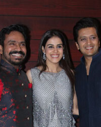 Mushtaq Sheikh, Genelia D'Souza and Ritesh Deshmukh