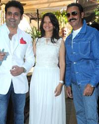 Joe Rajan, Rochelle Rajan  with Gulshan Grover