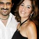 Sanjay Suri with Perizaad Zorabian at the launh party of Kabhi Up Kabhi Down