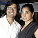 Shaan with wife