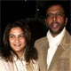 Jaaved Jaffrey with wife