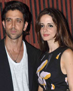 Hrithik Roshan and Suzanne Roshan