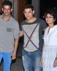 Vishal Bhardwaj, Sharman Joshi, Aamir Khan and Kiran Rao