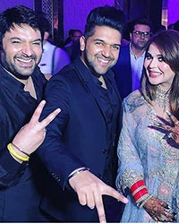 Kapil Sharma, Guru Randhawa and Ginni Chatrath