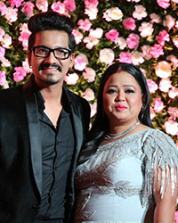 Haarsh Limbachiyaa and Bharti Singh