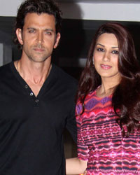 Hrithik Roshan, Sonali and Goldie Behl