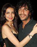 Chunky Pandey and Karishma Tanna