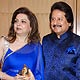 Farida and Pankaj Udhas with wife Rakshanda Khan