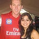Ritika Chibber with Bret Lee