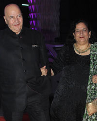 Prem Chopra, Uma Chopra and Anoop Jalota