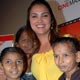 Lara watches JBJ with underprivileged Children from CPAA at Cinemax, Versova