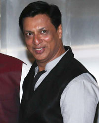 Baba Siddique, Maharashtra Chief Minister Devendra Fadnavis and Madhur Bhandarkar