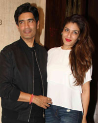 Manish Malhotra and Raveena Tandon