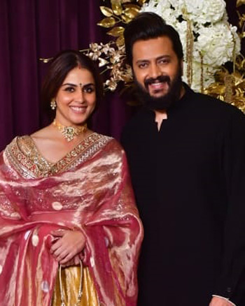 Genelia D'Souza and Riteish Deshmukh