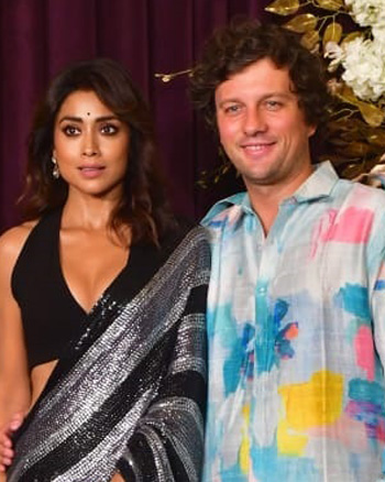 Shriya Saran and Andrei Koscheev