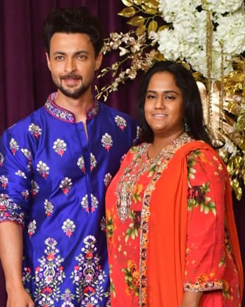 Aayush Sharma and Arpita Khan