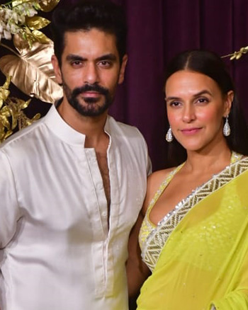 Angad Bedi and Neha Dhupia