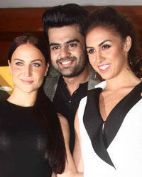 Elli Avram, Manish Paul and Lauren Gottlieb