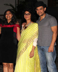 Mansoor Khan, Tina Khan, Kiran Rao and Aamir Khan