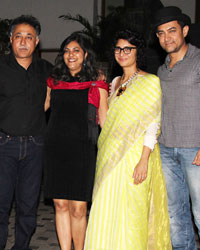 Mansoor Khan, Tina Khan, Kiran Rao and Aamir Khan