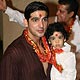 Zayed Khan with his son