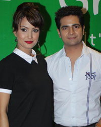 Nisha Rawal and Karan Patel