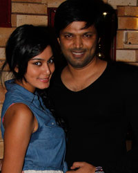 Anand Mishra with Sana Khan