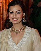 Diya Mirza and Sahil Sangha