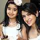 Poonam Makhija with her daughters