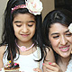 Poonam Makhija with her daughters