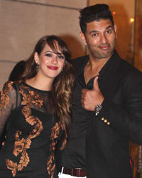 Hazel Keech and Yuvraj Singh