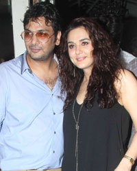 Mukesh Chabra and Preity Zinta