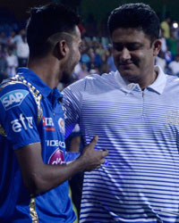 Hardik Pandya and Anil Kumble