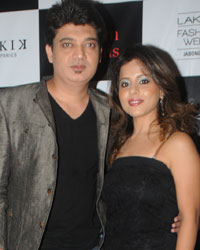 Sizer Lakhani with his wife