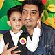 Neeraj Shridhar with his son Neevan