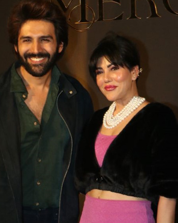 Karti Aaryan and Wardha Khan