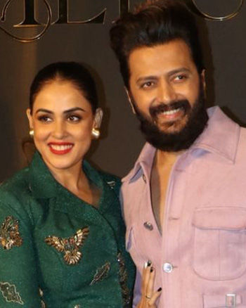 Genelia D'Souza and Riteish Deshmukh