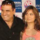 Annu Kapoor, Boman Irani, Lara Dutta, and Esha Deol at the 'No Entry' press confference.