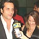 Fardeen with Natasha during the premiere of No Entry at Fun Republic.