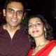 Vinay Jain with wife at Pearl Padamsee`s birthday bash at Lush