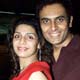 Vinay Jain with wife at Pearl Padamsee`s birthday bash at Lush