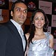 Gaytri with her husband Vikas Oberoi