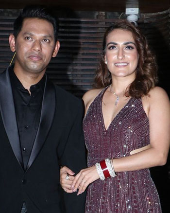 Wedding Reception of Fitness trailer Prashant Sawant