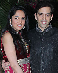 Kush Sinha with his wife Taruna